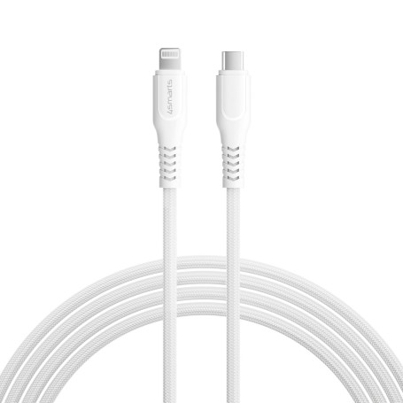 4smarts 465592 cavo Lightning 1,5 m Argento, Bianco (40-56-0697)