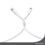 4smarts 465592 cavo Lightning 1,5 m Argento, Bianco (40-56-0697)