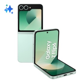 Samsung Galaxy Z Flip6 Smartphone AI, 256GB, RAM 12GB, Display 3,4" SAMOLED/6,7" Dynamic AMOLED 2X, Mint (SM-F741BLGGEUE)