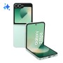 Samsung Galaxy Z Flip6 Smartphone AI, 256GB, RAM 12GB, Display 3,4" SAMOLED/6,7" Dynamic AMOLED 2X, Mint (SM-F741BLGGEUE)
