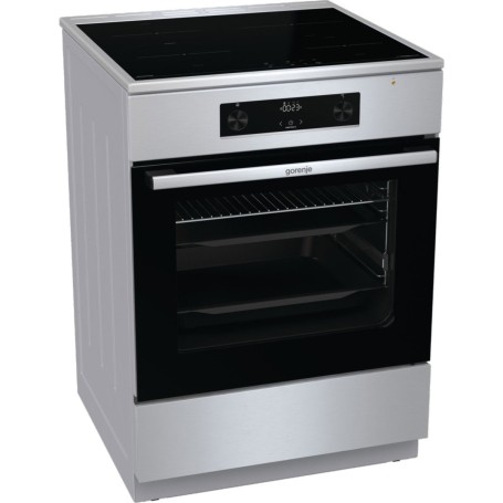 Gorenje GEIT6C60XPG - Cucina elettrica da 60 cm con induzione (acciaio inossidabile) (741273)