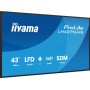 iiyama LH4375UHS-B2AG visualizzatore di messaggi Pannello piatto per segnaletica digitale 108 cm (42.5") LCD Wi-Fi 500 cd/m² 4K