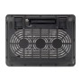 Conceptronic CNBCOOLPAD2F base di raffreddamento per laptop 39,6 cm (15.6") Nero