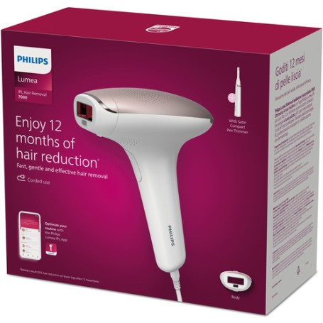 Philips Lumea Advanced 7000 series Epilatore a luce pulsata IPL con 1 accessorio per il corpo e rifinitore a penna BRI920/00