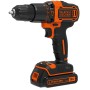 Black & Decker BDCHD18KB-QW trapano Senza chiave Nero, Arancione