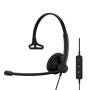 EPOS 1001419 cuffia e auricolare Cablato A Padiglione Ufficio USB Type-C / USB Type-A Nero