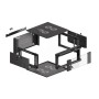 Lanberg WFFA-5604-10B rack 4U Da parete Nero