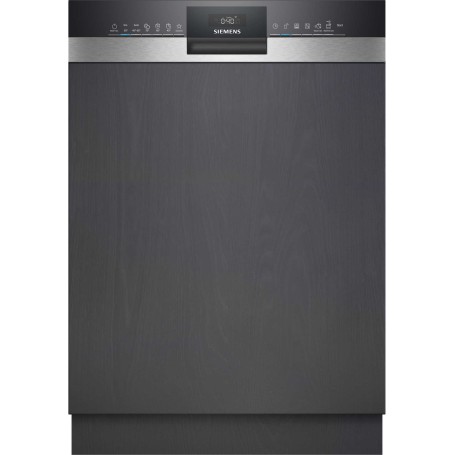 Siemens SN53HS03UE - iQ300 Lavastoviglie semi-integrata, acciaio spazzolato, cestello posate, 60 cm