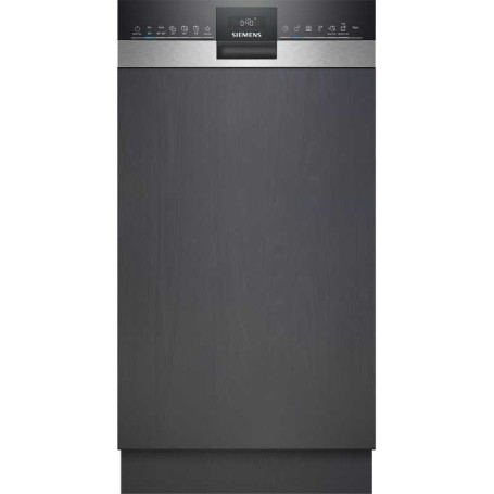 Siemens SR53ES25KE - iQ300 Lavastoviglie semi-integrata, acciaio spazzolato, cestello posate, 45 cm