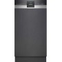 Siemens SR53ES25KE - iQ300 Lavastoviglie semi-integrata, acciaio spazzolato, cestello posate, 45 cm