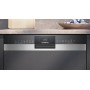 Siemens SN53HS03TE - iQ300 Lavastoviglie semi-integrata , acciaio spazzolato, cestello posate, 60 cm