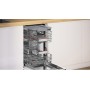 Bosch SPI6EMS21E - Lavastoviglie semi-integrata Serie 6 , acciaio spazzolato, cassetto posate, Wi-Fi, 45 cm
