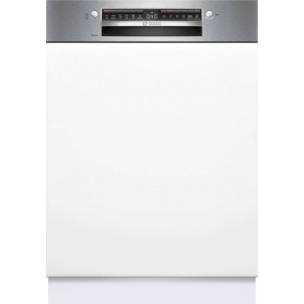 Bosch SMI4HBS07E - Lavastoviglie semi-integrata Serie 4, acciaio spazzolato, Wi-Fi, 60 cm