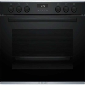 Bosch HEG237BB6 - Forno da incasso Serie 6, Nero, Aria calda 3D, Funzione Air Fry, 60 x 60 cm