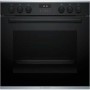Bosch HEG237BB6 - Forno da incasso Serie 6, Nero, Aria calda 3D, Funzione Air Fry, 60 x 60 cm