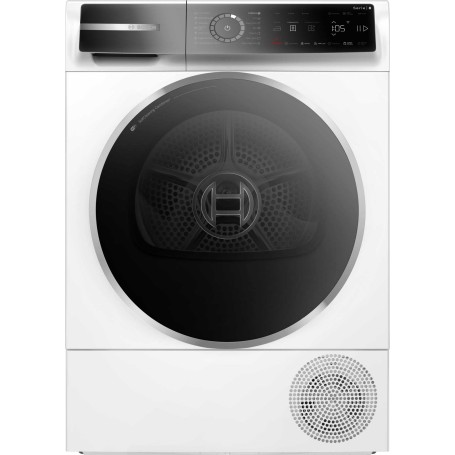Bosch WQB246CNBY Asciugatrice a pompa di calore a libera installazione Serie 8, Bianco, 9 kg, circa 60 x 85 cm