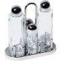Alessi 5070 oliera/acetiera Lattina Vetro, Acciaio inox Acciaio inox, Trasparente