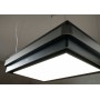 Franke FMYS BK/AN F80 KL - Cappa a isola, Mythos Masterpiece sospesa, Nero extra opaco/Anello antracite, (345.0726.996)