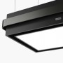 Franke FMYS BK/AN F80 KL - Cappa a isola, Mythos Masterpiece sospesa, Nero extra opaco/Anello antracite, (345.0726.996)