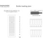 Dunavox Horizon 114, cantinetta vino, senza pannello frontale, DAVG-114.288DOP.TO