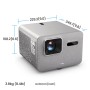 BenQ TK705STi Proiettore a corto raggio 3000 ANSI lumen DLP UHD 4K (3840x2160) Grigio (9H.R0D77.57E)