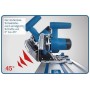 Scheppach PL55 16 cm Nero, Blu, Argento 9500 Giri/min 1200 W (5901802915)