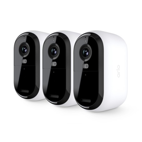 Arlo Essential Telecamera di sicurezza 3 2K, set da 3 (VMC3380-100EUS)