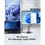 ICY BOX Adattatore da USB Type-C a 3x HDMI (61202)