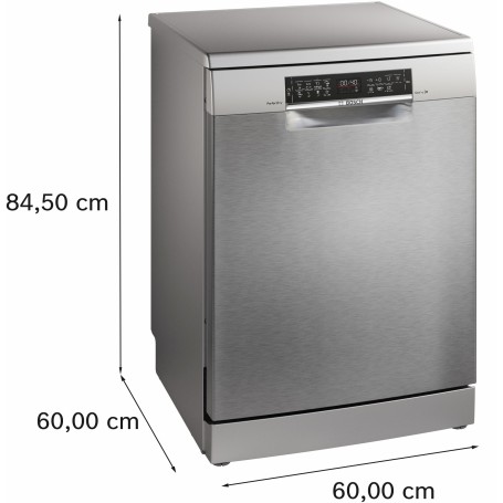 Bosch Serie 6 SMS6ZCI16E Lavastoviglie da libera installazione 60 cm Acciaio Classe B