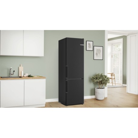 Bosch Serie 4 KGN39VXCT Frigorifero Combinato da libera installazione 203 X 60 cm Acciaio anti-impronta Classe C