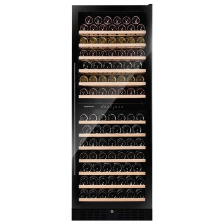 Dunavox Grande 108, cantinetta vino indipendente, nera, DX-108.330DMB