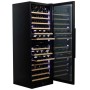 Dunavox Grande 108, cantinetta vino indipendente, nera, DX-108.330DMB