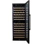Dunavox Grande 108, cantinetta vino indipendente, nera, DX-108.330DB