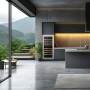Dunavox Spirit 70, cantinetta vino da incasso, acciaio inox, DVS-70.185DSS