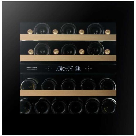Dunavox Horizon 25, cantinetta vino da incasso, nero opaco, DVH-25.65DMB.TO