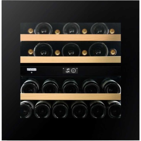 Dunavox Noble 25, cantinetta vino da incasso, nera, DVN-25.65DB.TO