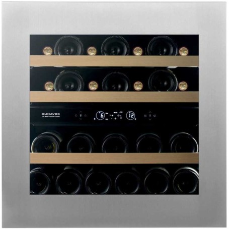 Dunavox Horizon 25, cantinetta vino da incasso, acciaio inox, DVH-25.65DSS.TO