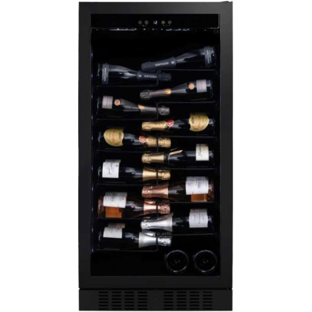 Dunavox Sera 70, cantinetta vino indipendente, nero opaco, DX-70.258MB