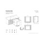 Dunavox FLOW 39TO, cantinetta vino da incasso, frontale mobile, DAUF-39.119DOP.TO