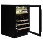 Dunavox Flow 38, cantinetta vino da incasso, nero opaco, DAUF-38.100DMB