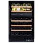 Dunavox Flow 38, cantinetta vino da incasso, nero opaco, DAUF-38.100DMB