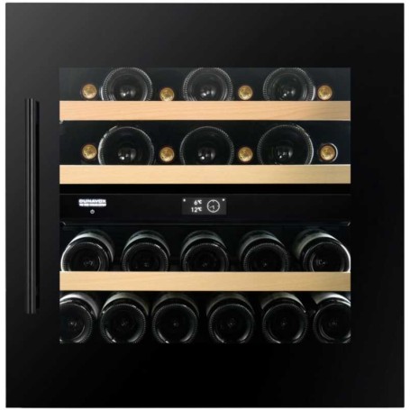 Dunavox Prime 25, cantinetta vino da incasso, nera, DVP-25.65DB
