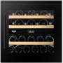 Dunavox Prime 25, cantinetta vino da incasso, nera, DVP-25.65DB