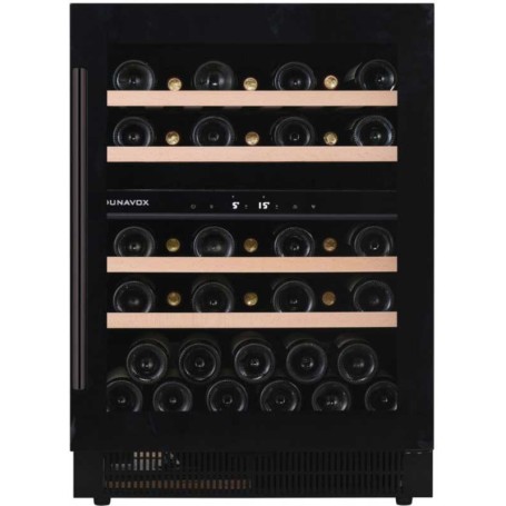 Dunavox Flow 39, cantinetta vino da incasso, nero opaco, DAUF-39.121DMB