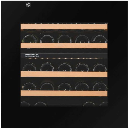 Dunavox Balance 26, cantinetta vino da incasso, nera, DXB-26.69DB.TO