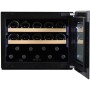 Dunavox Noble 19, cantinetta vino da incasso, nera, DVN-19.50B.TO