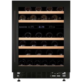 Dunavox Flow 46D, cantinetta vino da incasso, nero opaco, DAUF-46.145DMB
