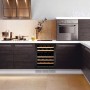 Dunavox Flow 46D, cantinetta vino da incasso, nero opaco, DAUF-46.145DMB