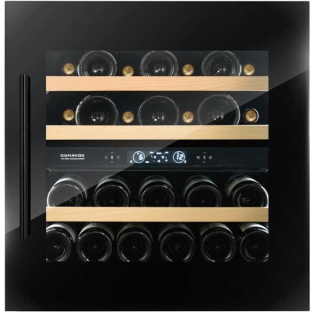 Dunavox Spirit 25, cantinetta vino da incasso, nera, DVS-25.65DB