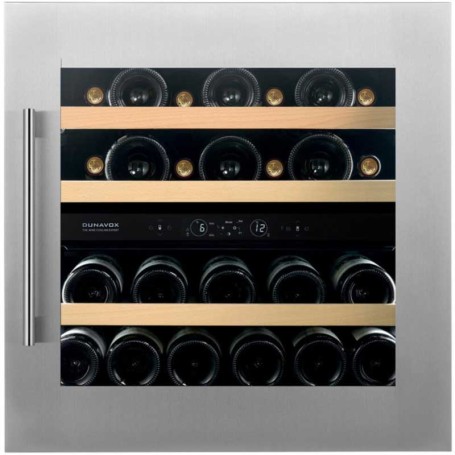 Dunavox Spirit 25, cantinetta vino da incasso, acciaio inox, DVS-25.65DSS